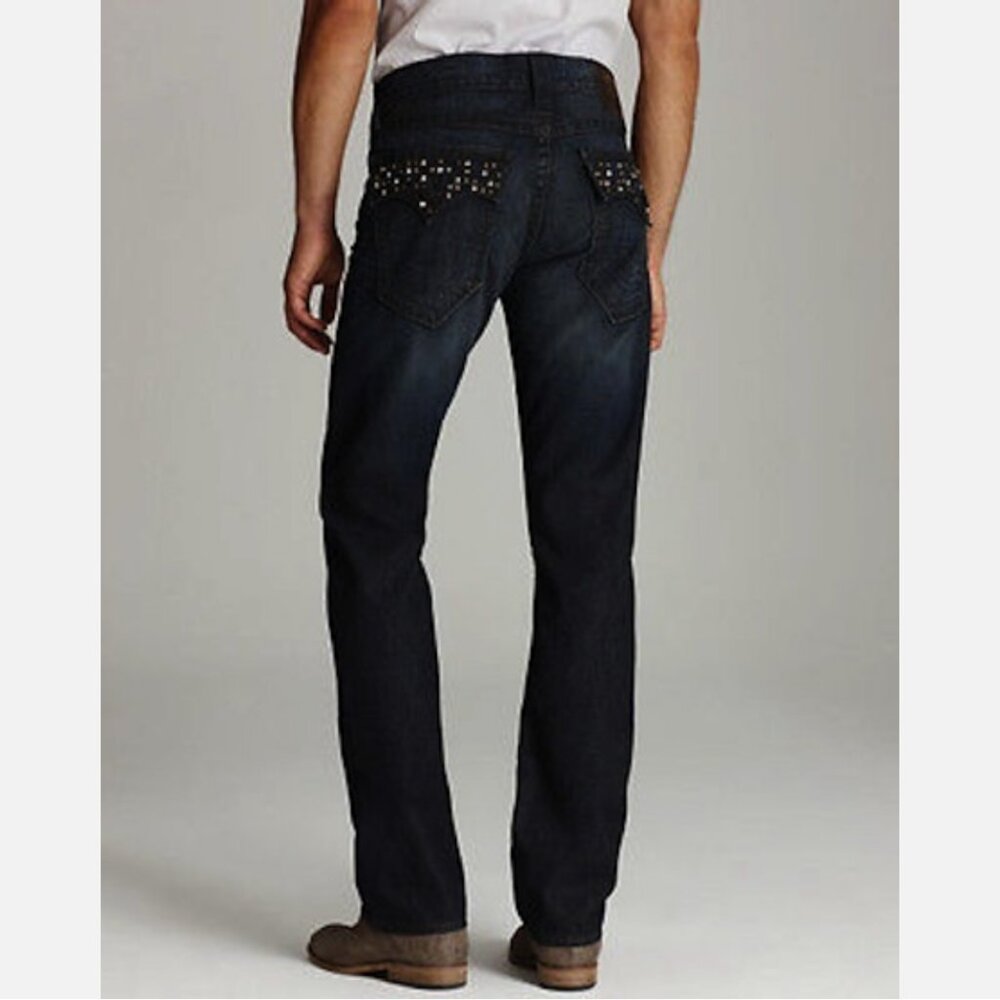 True Religion Ricky Pyramid Studded Jeans - Picture 2 of 8